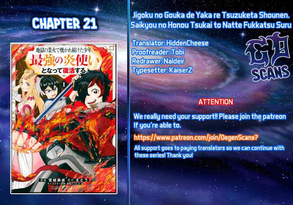 A Boy Who Has Been Burned by the Fire of Hell - Reinstated as the Strongest Flame Messenger Chapter 21 1